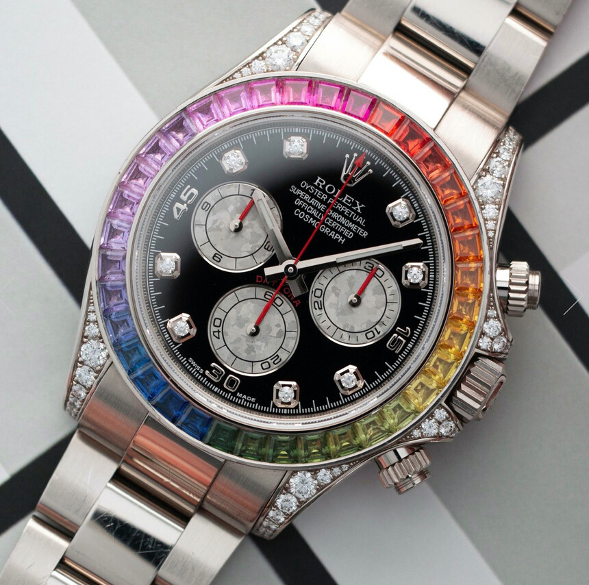 2012 Rolex Daytona Rainbow 116599RBOW (white gold)