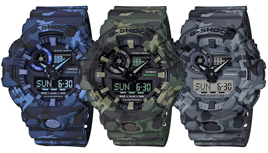 Gshock GA700CM Camouflage Series