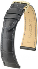 Curea gri din piele Hirsch London L 04307039-1 (Piele de aligator) Hirsch Selection