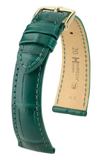 Curea verde din piele Hirsch London L 04307049-1 (Piele de aligator) Hirsch selection