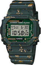 Casio G-Shock Original DWE-5600CC-3ER Carbon Core Guard Circuit Board Camouflage Series (lunetă și curea de rezervă)