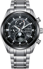 Citizen Sports Eco-Drive Radio Controlled Tsuki-yomi Moonphase Super Titanium BY1018-80E