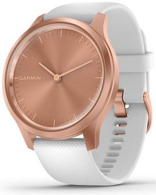 Garmin Vivomove 3 Style, Rose Gold / White Band