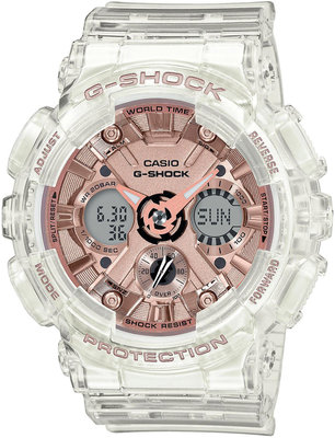 Casio G-Shock Original GMA-S120SR-7AER Cu Series Transparent x Pink Gold Collection