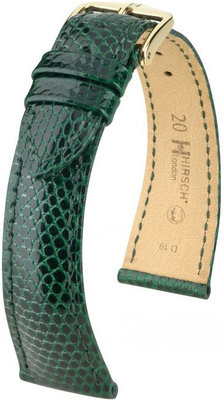 Curea verde din piele Hirsch London M 04266140-1 (Piele de șopârlă) Hirsch Selection