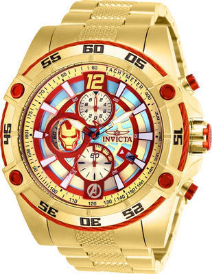 Invicta Marvel Men Quartz Chronograph 26799 Ironman Limited Edition 4000buc