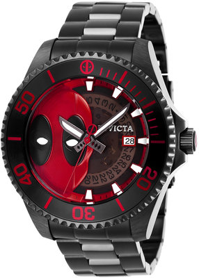 Invicta Marvel Automatic Skeleton 27153 Deadpool Limited Edition