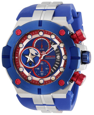 Invicta Marvel Quartz Chronograph 30313 Captain America Limited Edition 3000buc