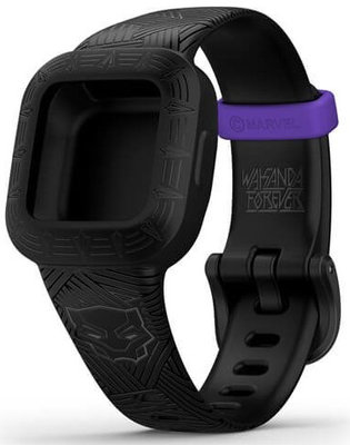 Curea Garmin Vivofit junior 3, negru (Marvel Black Panther)