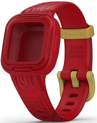 Curea Garmin Vivofit junior 3, roșie (Marvel Iron Man)