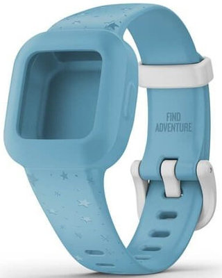 Curea Garmin Vivofit junior 3, albastră (Blue Stars)