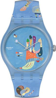 Swatch x Centre Pompidou, Blue Sky By Vassily Kandinsky UOZ342