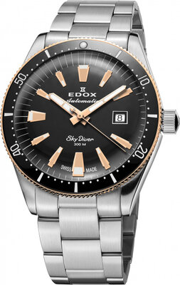 Edox SkyDiver Date Automatic 80126-357rnmnir Limited Edition 600buc