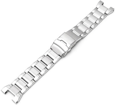 Curea pentru Casio G-Steel GST, oțel, argintie