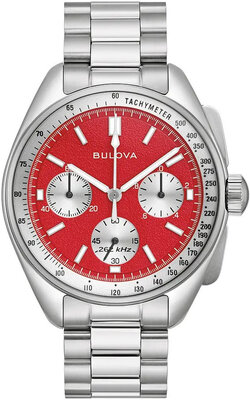 Bulova Lunar Pilot Quartz Chronograph 96K115 (+ curea de rezervă)