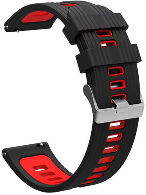Ricardo Silicone Strap 22mm (pentru Garmin Fenix 8/7/6 (47mm), Epix 2 etc.), negru, eliberare rapidă